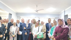 وزارة الشباب والرياضة تستقبل سفيرة النرويج ووفد من صندوق الأمم المتحدة للسكان UNFPA بمركز شباب كفر مناقر بالقليوبية