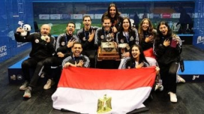 وزير الرياضة يهنئ أبطال وبطلات الاسكوش بتحقيق لقب بطولة العالم لسيدات تحت ٢٣ سنة في باكستان