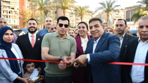 وزير الشباب والرياضة ومحافظ الدقهلية يفتتحان الممشي الجديد والتراس الاجتماعي علي النيل بنادي الحوار