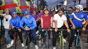 وزير الشباب والرياضة ومحافظ دمياط يطلقان ماراثون دراجات احتفالًا بالعيد القومي للمحافظة