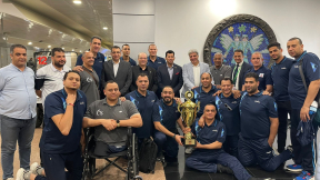 بالصور .. وزير الشباب والرياضة يستقبل أبطال منتخب الكرة الطائرة البارالمبي بعد التتويج ببطولة إفريقيا