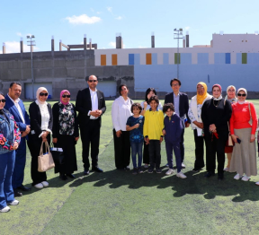وفد "كويكا" KOICA " الكوري يتفقد مراكز شباب الإسكندرية لتنفيذ برنامج WFK لإيفاد متطوعين كوريين لمراكز الشباب
