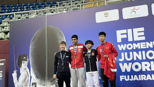 Abdelrahman Tolba Wins Gold at the Junior Foil Fencing World Cup in Fujairah