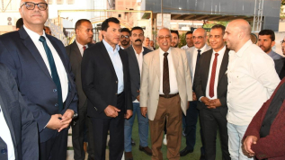 أشرف صبحي يطلق شارة بدء التدريبات للعاملين بمركز التنمية الشبابية والرياضية بشبرا الخيمة