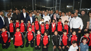 وزير الشباب والرياضة ومحافظ الدقهلية يفتتحان منشآت نادي المنصورة الجديد بجمصة
