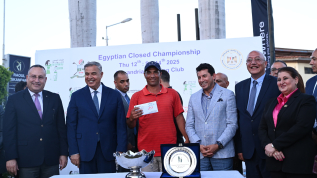 وزير الشباب والرياضة ومحافظ الإسكندرية يسلمان جوائز بطولة مصر المغلقة للجولف بنادي سبورتنج