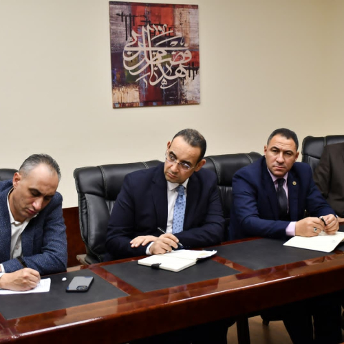 صبحى يلتقي اللجنة العلمية الاستشارية العليا للوزارة لمناقشة خطة العمل خلال الفترة المقبلة