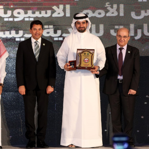 بالصور.. وزير الشباب والرياضة يشهد فعاليات المؤتمر السنوي الخامس للثقافة الرياضية العربية بالدوحة