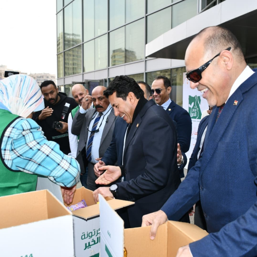 *وزير الشباب والرياضة يشهد إطلاق مؤسسة مصر الخير حملة إفطار صائم للعام الثالث عشر على التوالي