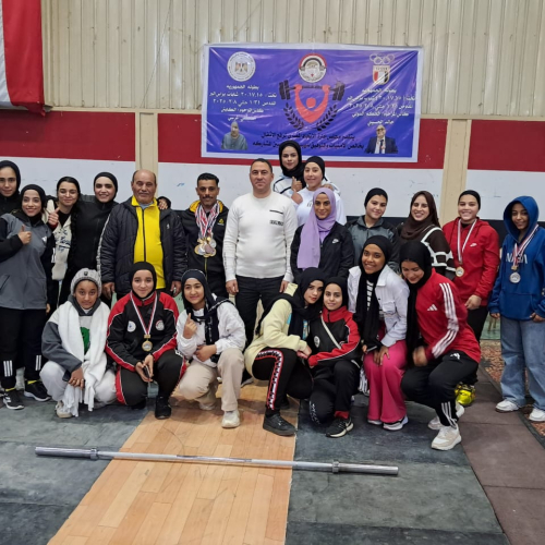61 ميدالية متنوعة للمشروع القومي للموهبة والبطل الأولمبي في بطولة الجمهورية لرفع الأثقال