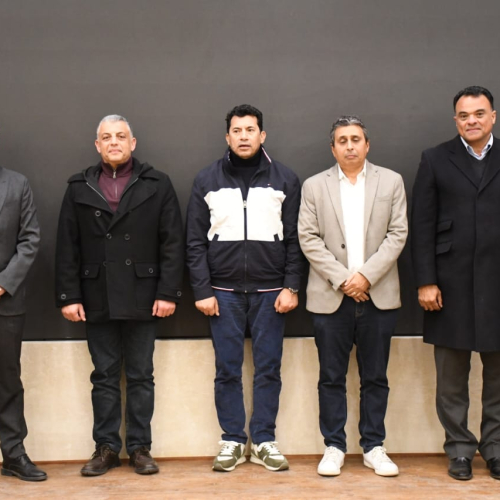 وزير الشباب والرياضة يتفقد معسكر القرش ويشهد مراسم توقيع مذكرة تفاهم للتعاون المشترك مع ويل سبرنج