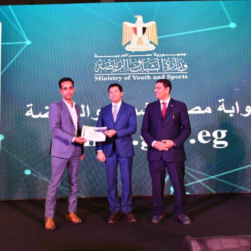 صبحى يطلق النسخة الجديدة من بوابة مصر للشباب والرياضة بـ 5 لغات ‏واستخدام الذكاء الاصطناعي.