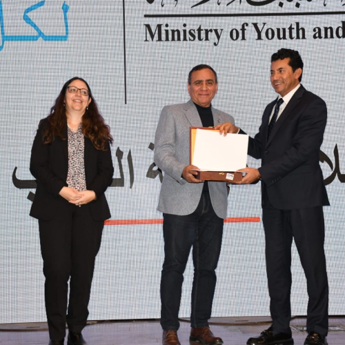 وزير الشباب والرياضة يشهد المؤتمر الصحفي للإعلان عن إطلاق برنامج المدرب المجتمعي