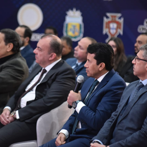 بالصور . . وزير الشباب والرياضة يدشن المنصه الوطنية الرياضية للخدمات الرقمية