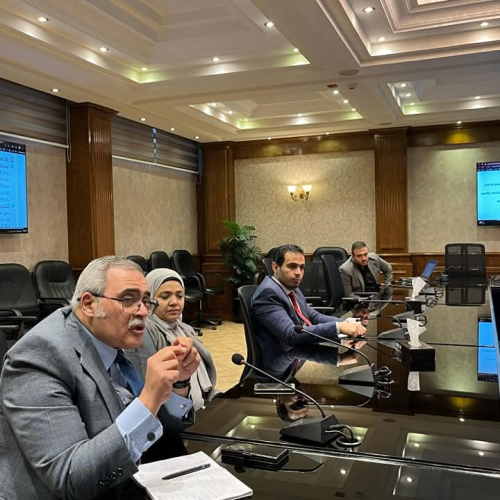 بالصور .. بحث سُبل تعزيز التصويت الالكترونى  لبرلمان الطلائع بالتعاون مع النيابة الإدارية ووزارة التخطيط*