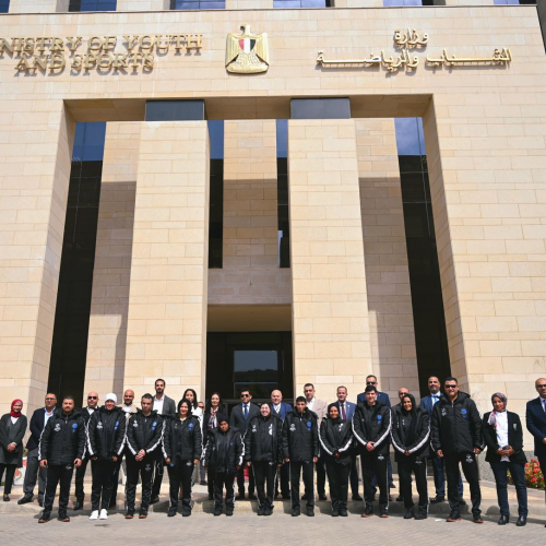 وزيرا الرياضة والتضامن  يشهدان المؤتمر الصحفي للبعثة المصرية المشاركة في الألعاب العالمية الشتوية للأولمبياد الخاص