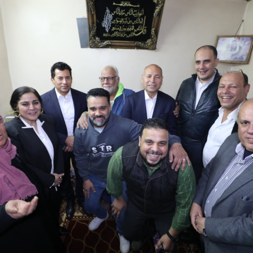 وزير الشباب  ومحافظ القاهرة يتفقدان تجهيزات إفطار المطرية "١٥ رمضان" وسط استقبال شعبي حافل