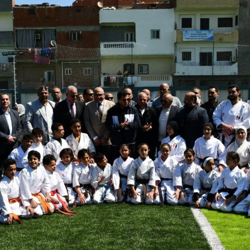 وزير الشباب والرياضة ورئيس الهيئة العربية للتصنيع  يفتتحان مركز شباب محمد صلاح