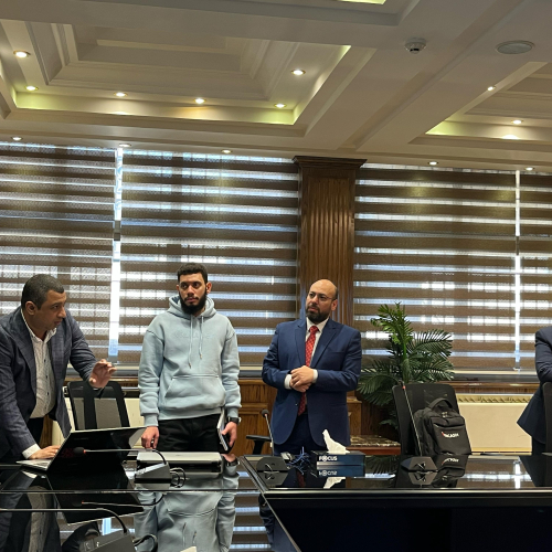 بالصور .. بحث سُبل تعزيز التصويت الالكترونى  لبرلمان الطلائع بالتعاون مع النيابة الإدارية ووزارة التخطيط*