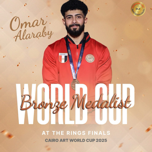 وزير الرياضة يهنيء لاعبي المنتخب القومي للجمباز بعد حصولهم علي خمس ميداليات متنوعة