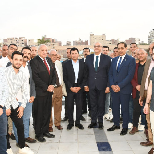 وزير الرياضة ومحافظ القليوبية يفتتحان عدداً من المشروعات الجديدة بمركز التنمية الشبابية والرياضية بشبرا الخيمة