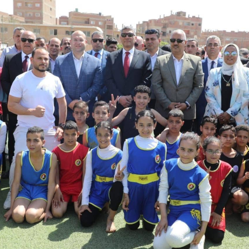 بالصور .. محافظ الجيزة يشهد احتفالية مديرية الشباب والرياضة بيوم اليتيم بمركز شباب الصف
