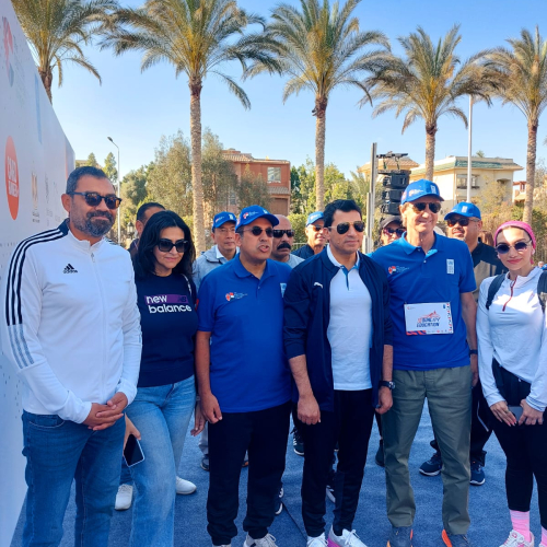 وزير الرياضة يشهد إطلاق أكبر ماراثون من أجل التعليم المتميز بالجامعة البريطانية