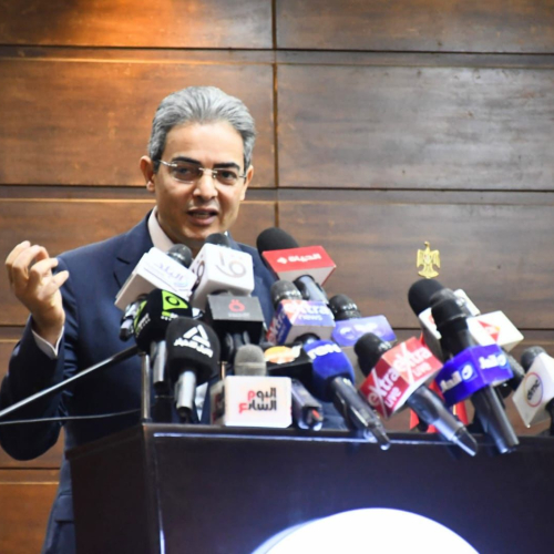 وزير الشباب يشهد توقيع بروتوكول تعاون مع نقابة الإعلاميين