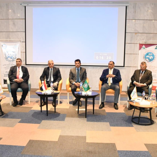 وزير الشباب والرياضة ومحافظ الاسماعيلية يشهدان افتتاح ملتقى الشباب العربي الأول للسياحة الشبابية والأسفار وملتقي المدراء التنفيذيون العرب