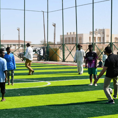وزير الشباب والرياضة يفتتح أعمال تطوير الملعب الخماسي بمركز شباب شلاتين ويتفقد الأنشطة والفعاليات داخل المركز
