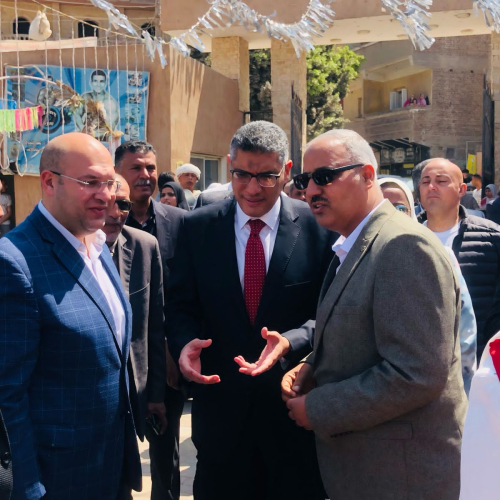 بالصور .. محافظ الجيزة يشهد احتفالية مديرية الشباب والرياضة بيوم اليتيم بمركز شباب الصف