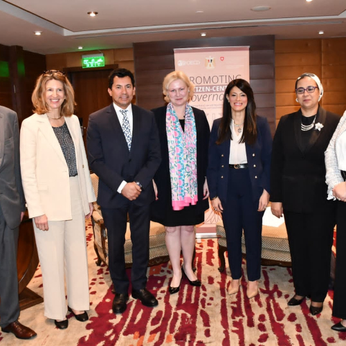 وزير الشباب والرياضة يشارك في الإطلاق الرسمي رفيع المستوى لمشروع "تعزيز الحوكمة المرتكزة على المواطن