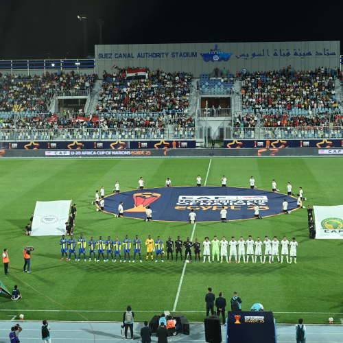 وزير الرياضة يؤازر منتخب مصر ويهنئهم بالتأهل لربع نهائي بطولة كأس الامم الافريقية للشباب
