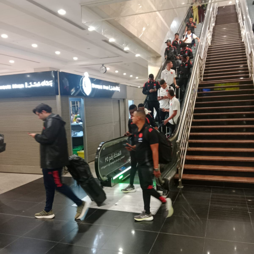 وصول منتخب كولومبيا اول المنتخبات المشاركة في بطولة خوفو الدولية