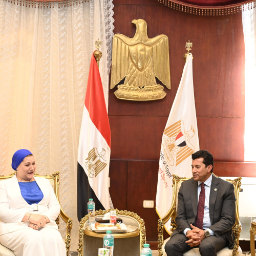 وزير الشباب والرياضة يشهد مراسم توقيع بروتوكول تعاون بين الوزارة والمجلس القومي للطفولة والامومة