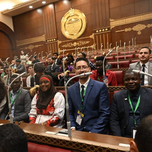 وزير الشباب يشهد الجلسة الحوارية بمجلس الشيوخ للمشاركين بمنحة ناصر للقيادة الدولية في نسختها الخامسة