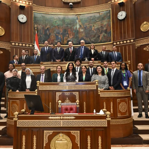 وزير الشباب يشهد الجلسة الحوارية بمجلس الشيوخ للمشاركين بمنحة ناصر للقيادة الدولية في نسختها الخامسة