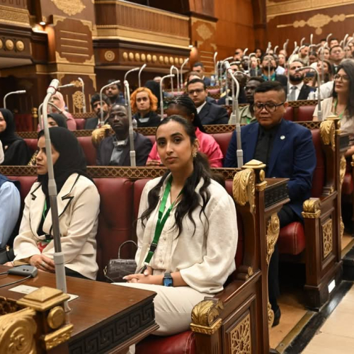وزير الشباب يشهد الجلسة الحوارية بمجلس الشيوخ للمشاركين بمنحة ناصر للقيادة الدولية في نسختها الخامسة