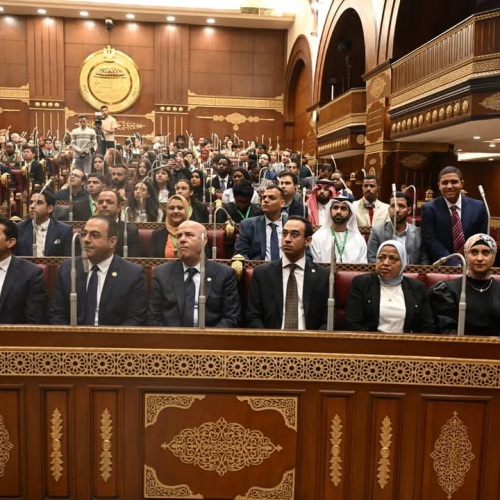 وزير الشباب يشهد الجلسة الحوارية بمجلس الشيوخ للمشاركين بمنحة ناصر للقيادة الدولية في نسختها الخامسة