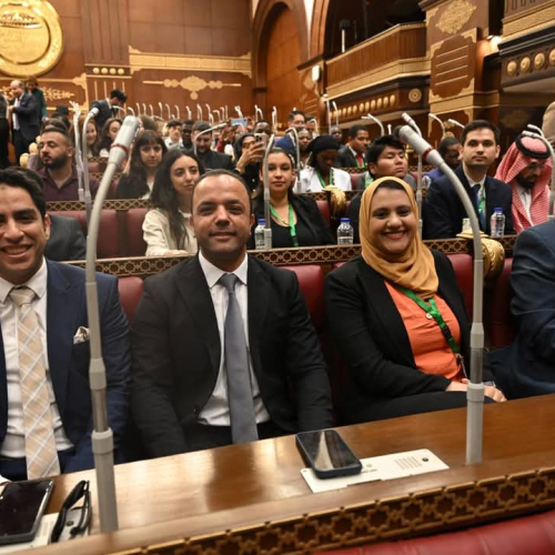 وزير الشباب يشهد الجلسة الحوارية بمجلس الشيوخ للمشاركين بمنحة ناصر للقيادة الدولية في نسختها الخامسة