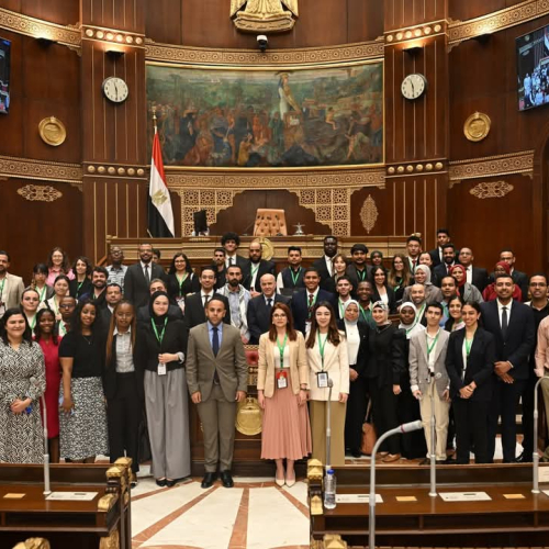 وزير الشباب يشهد الجلسة الحوارية بمجلس الشيوخ للمشاركين بمنحة ناصر للقيادة الدولية في نسختها الخامسة