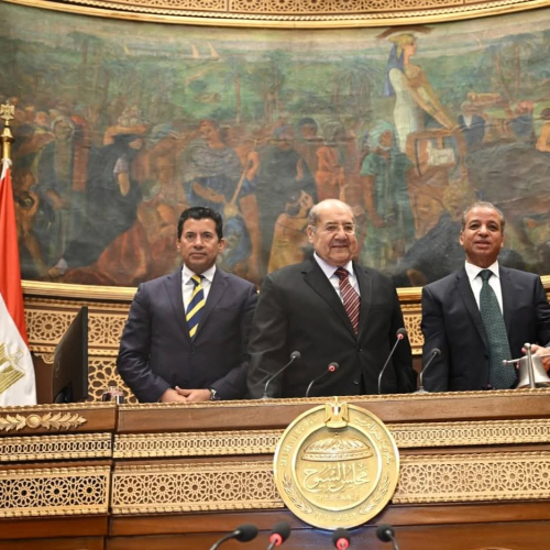 وزير الشباب يشهد الجلسة الحوارية بمجلس الشيوخ للمشاركين بمنحة ناصر للقيادة الدولية في نسختها الخامسة