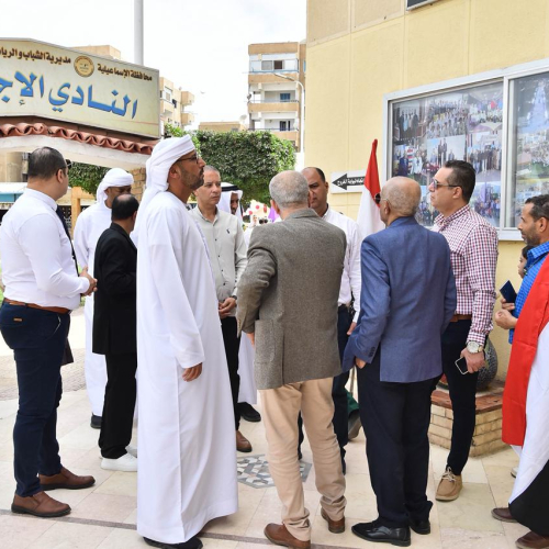 وفد مؤسسة زايد العليا لأصحاب الهمم يفتتح مركز التخاطب وتنمية المهارات بمركز التنمية الشبابية بالشيخ زايد بالاسماعيلية
