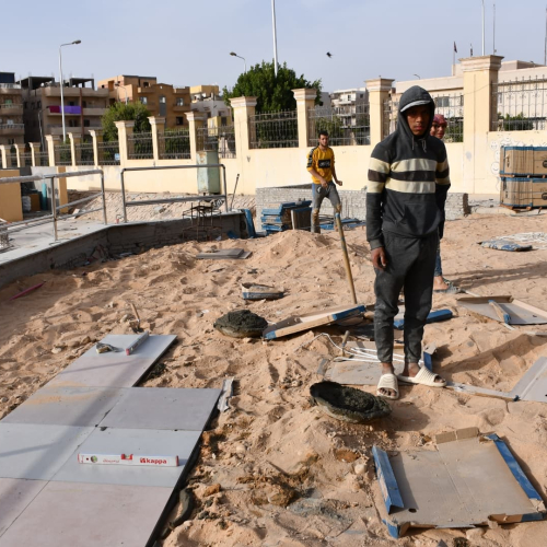 وزير الشباب والرياضة ومحافظ القليوبية يتفقدان مركز التنمية الشبابية بالعبور ويعلنان افتتاح الملعب الرئيسي