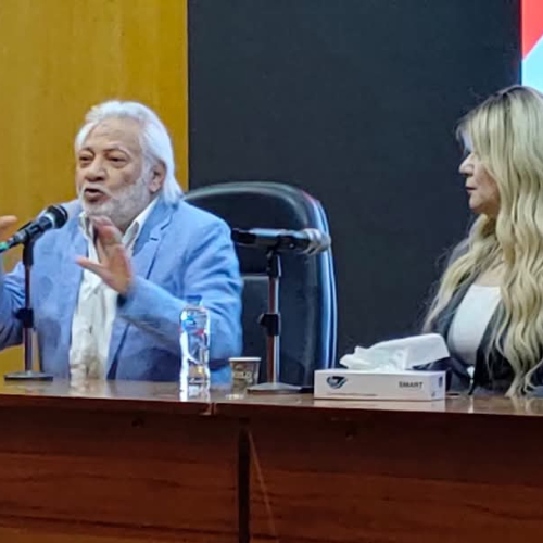 صبحى فى ندوة  بالجامعه العربية المفتوحه  : الرياضه والثقافة والفن عناصر بناء الإنسان