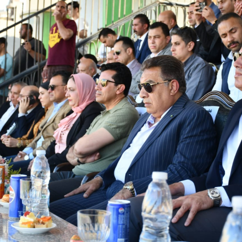 وزير الشباب والرياضة ومحافظ الدقهلية يفتتحان المرحلة الأولى من أعمال تطوير الملعب الرئيسي لكرة القدم باستاد المنصورة ويتفقدان مبنى نُزل الشباب