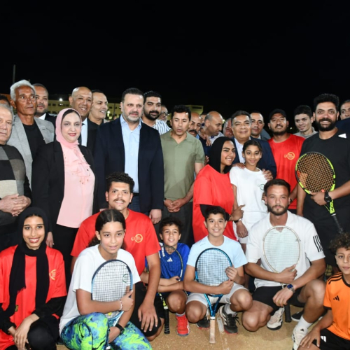 وزير الشباب والرياضة ومحافظ الدقهلية يفتتحان منشآت نادي المنصورة الجديد بجمصة