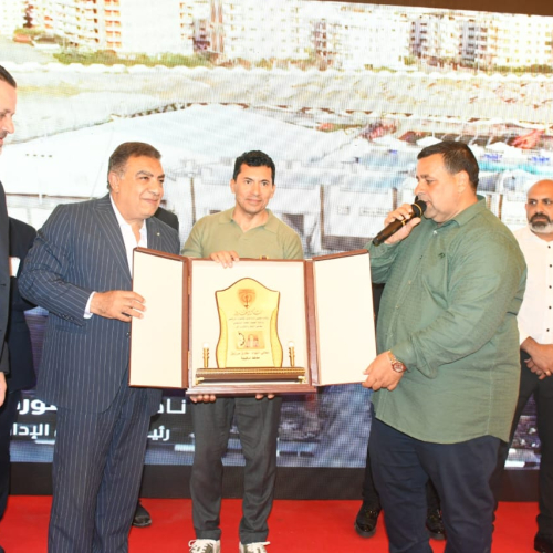 وزير الشباب والرياضة ومحافظ الدقهلية يفتتحان منشآت نادي المنصورة الجديد بجمصة