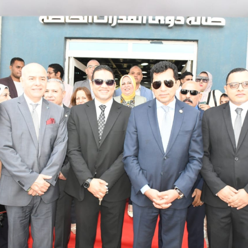 وزير الشباب يفتتح ملتقي " توظيف مصر