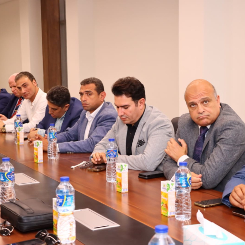 وزير الشباب والرياضة ومحافظ دمياط يجتمعان مع نواب مجلسي النواب والشيوخ